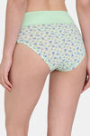 Zivame Anti-Microbial High Rise Full Coverage Tummy Tucker Hipster Panty (Pack of 2) - Multicolor — thumbnail 3